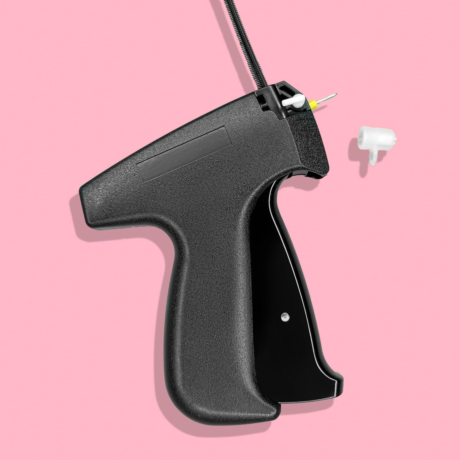Tagging Gun - Fine Stitch Gun for Clothes – Mini Stitch Starter Tool Kit – Tagging Gun for Clothing for Quick Sewing Quilting Hemming – Include 1 Fine Needle, Black & White Micro Fasteners