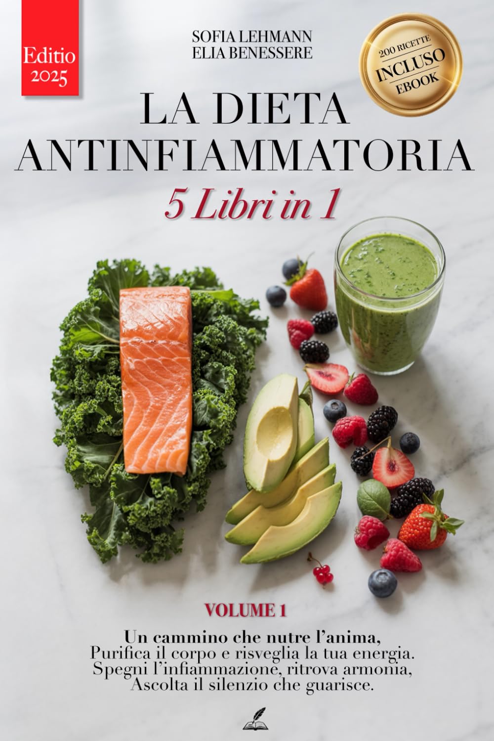 Dieta Antinfiammatoria e FODMAP 5 Libri in 1 Ediz. 2025 eBook Ricette Detox Digiuno Intermittente