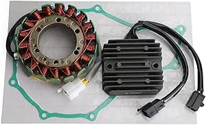 Kit Statore + Regolatore + Guarnizione Per Honda Shadow VT600C, Steed NV400 E Modelli Compatibili - Foto 9