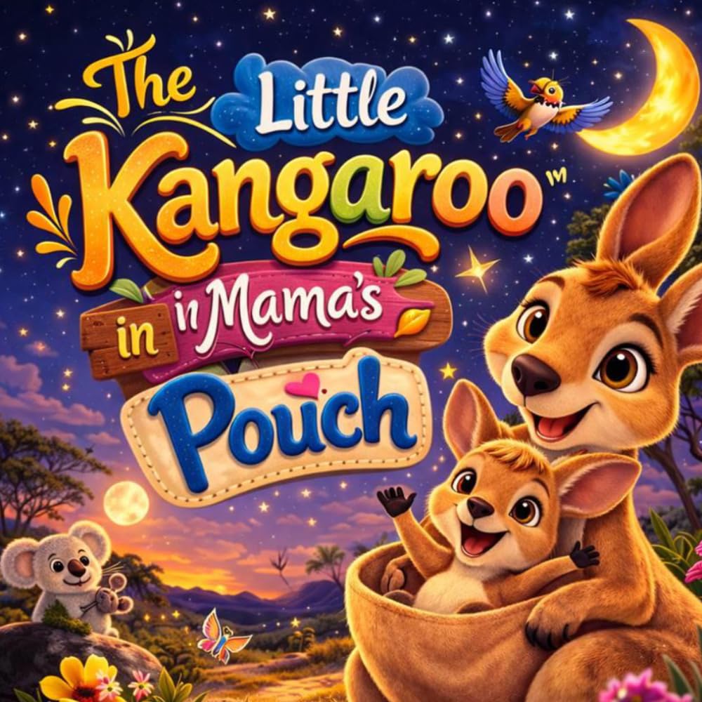 The Little Kangaroo in Mama’s Pouch: A Cozy Bedtime Story About Feeling Safe, Calming Night Sounds, and Falling Asleep in Mama’s Warm Pouch (Sleepy Little Animals)