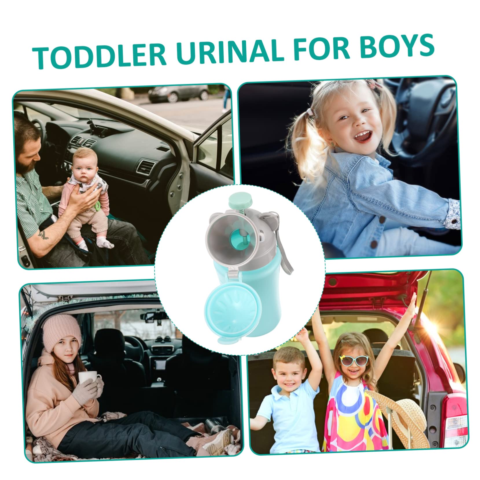 GARVALON Emergency Urinal for Boys Car Potty Pee Cup and Potty Training Toilet for Newborns
