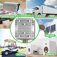 Vista 4 de DC 48 V reductor a 12 V 20 A 240 W IP65 convertidor impermeable de voltaje CC reductor módulo transformador, voltaje de entrada 30-60 V regulador