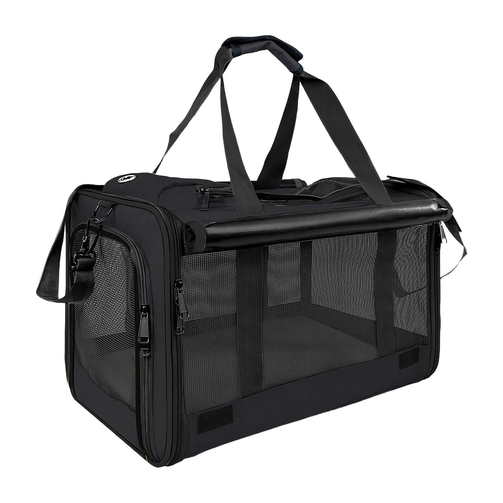 Tiertransporter - Bis zu 9 kg Reisebelüftung Tragbare Tasche - Tragetasche für Katzen | Für Motorrad Camping Flugzeug Auto Tierarzt Outdoor-Abenteuer