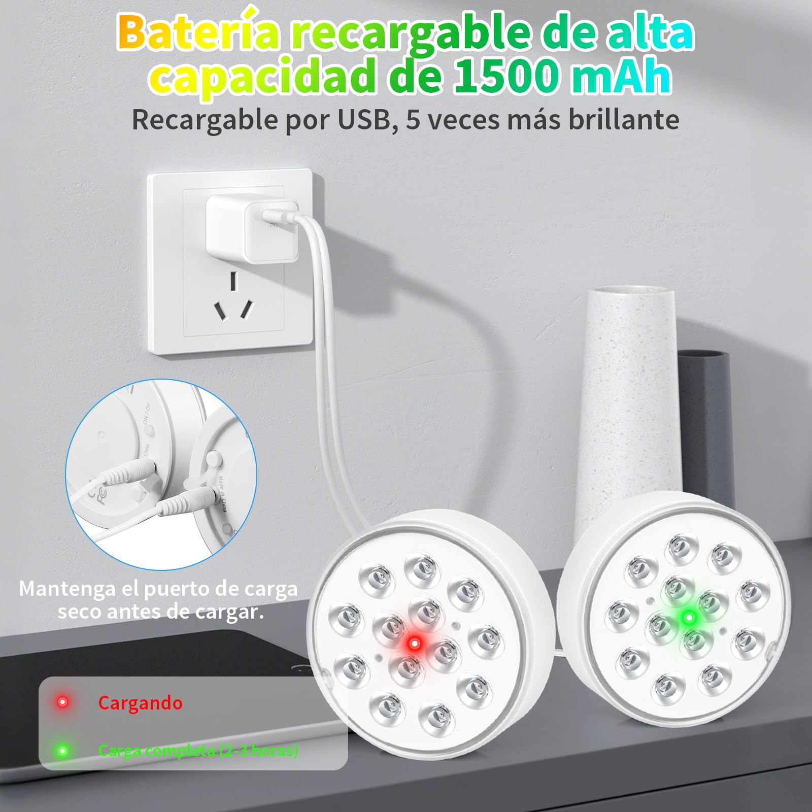 Czemo Luz subacuática recargable LED para piscina con imán, luz de piscina con mando a distancia, IP68, resistente al agua, para piscina, estanque, acuario, iluminación (multicolor, 4 unidades)