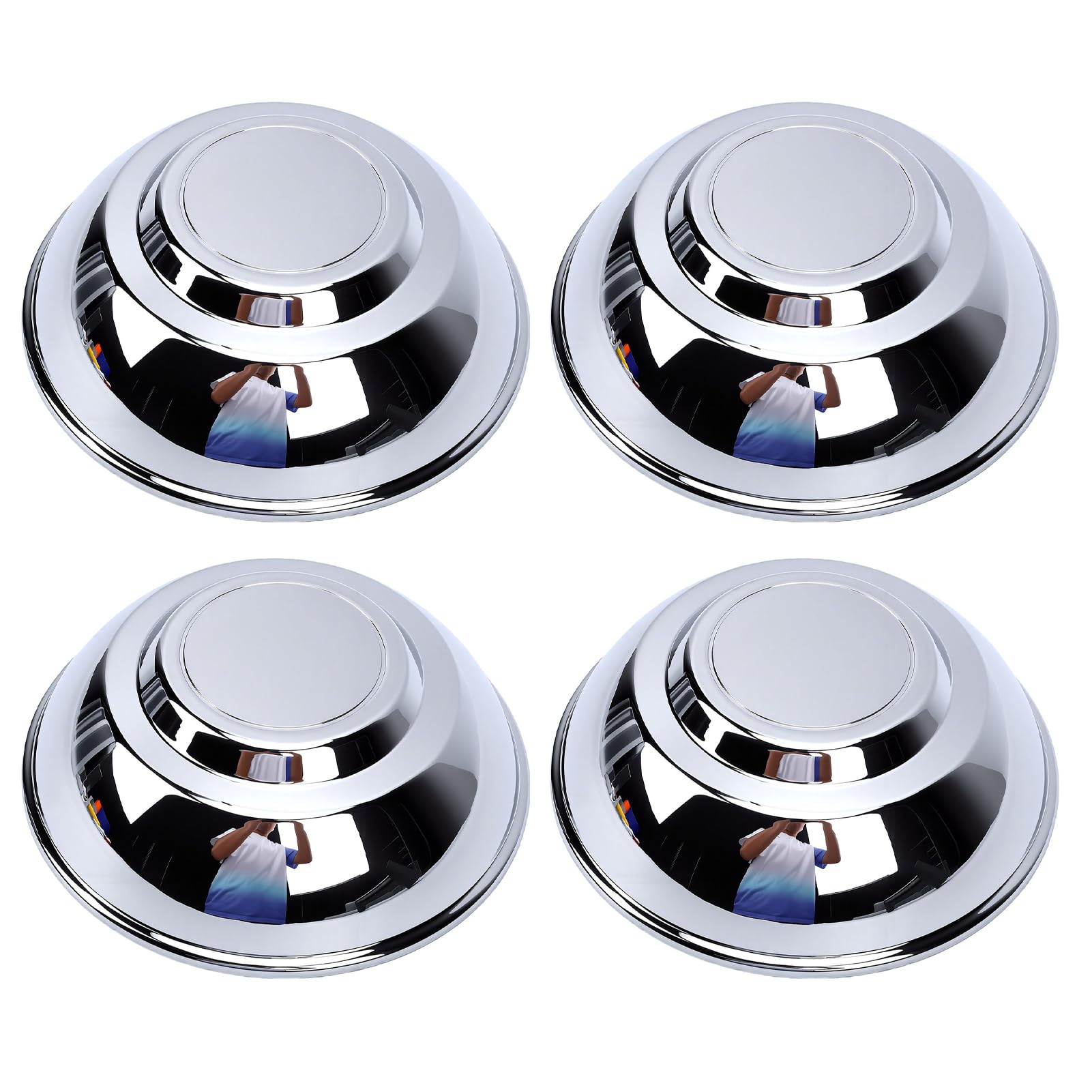 Radnabenkappen Nabendeckel 4 Stück Chrom ABS Ersatzteile OEM 04895432AA,
