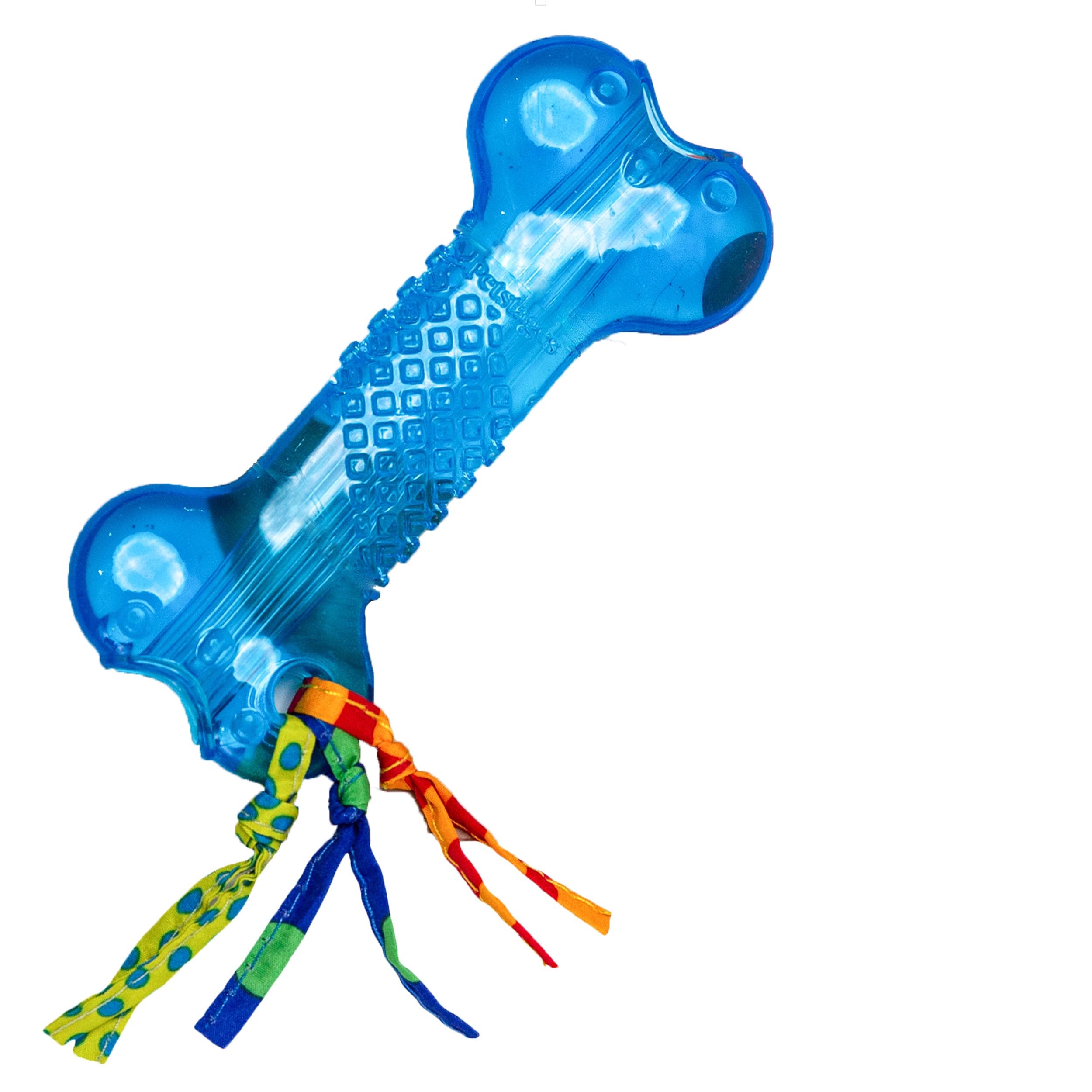 Petstages Orka Mini Bone - Juguete con forma de hueso para perros - Para morder - Azul real