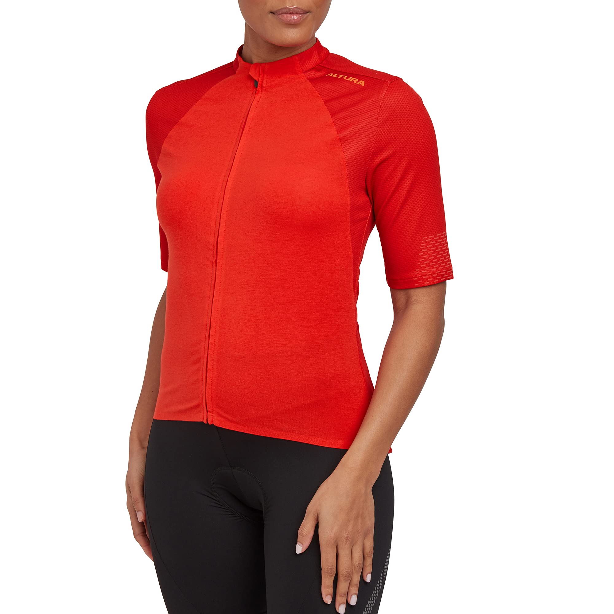 ALTURA ENDURANCE WOMENS SHORT SLEEVE JERSEY - RED - 10 2021