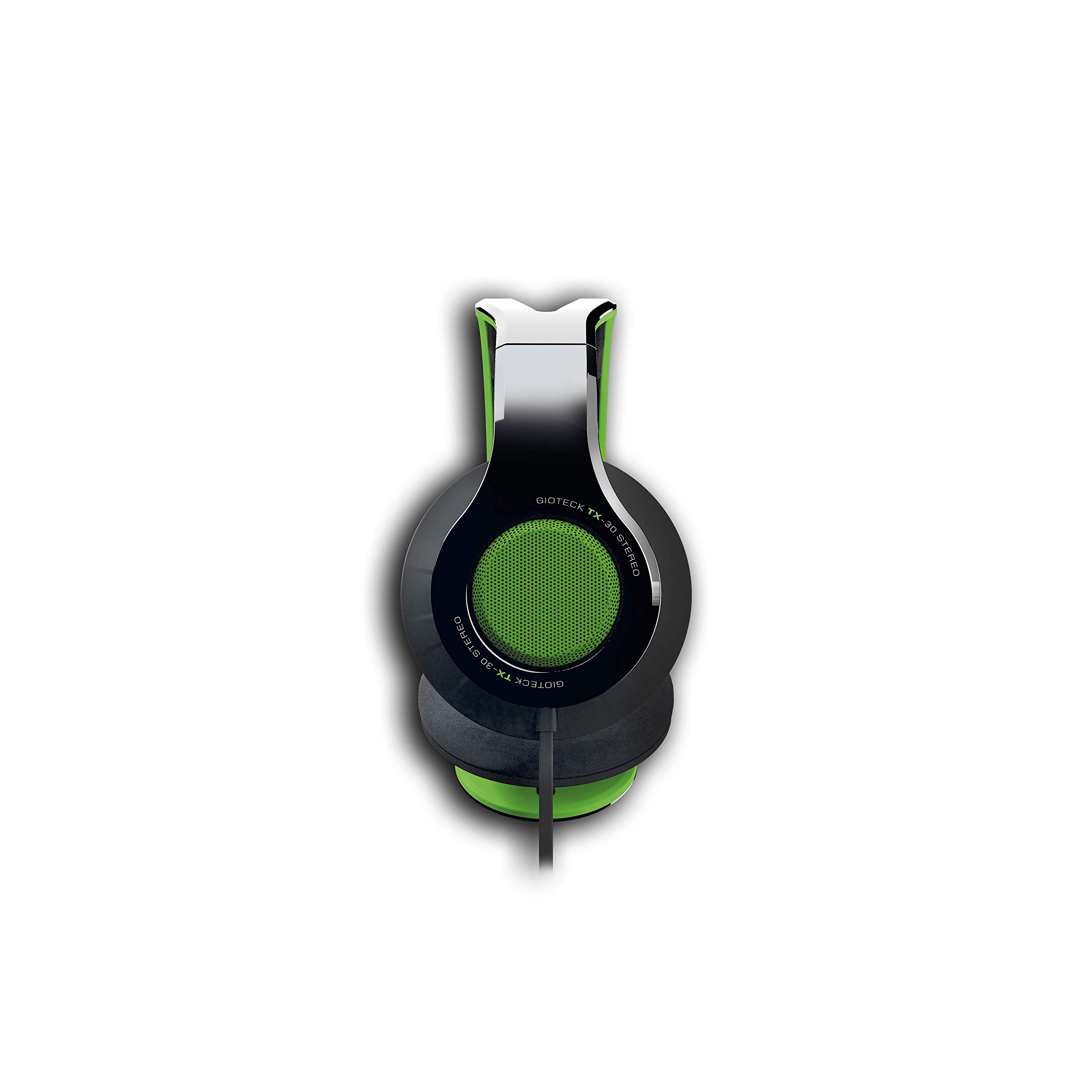 Gioteck - Tx30 - Cascos Gaming, Cable Audio Jack 3,5 Mm, Control de Sonido, Driver 40 Mm, Cascos con Microfono para Ps4, Xbox One, Nintendo Switch y PC (Verde y Negro) (Ps4)