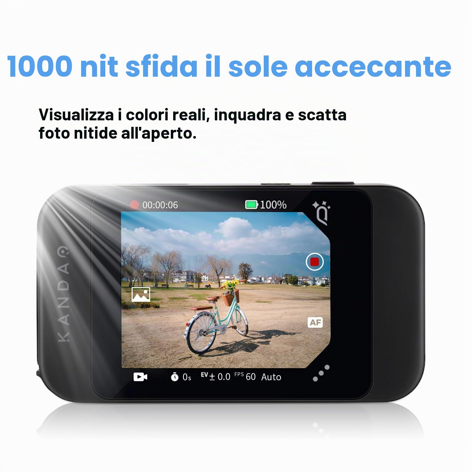 Kandao QooCam EGO 3D Macchina fotografica Nero