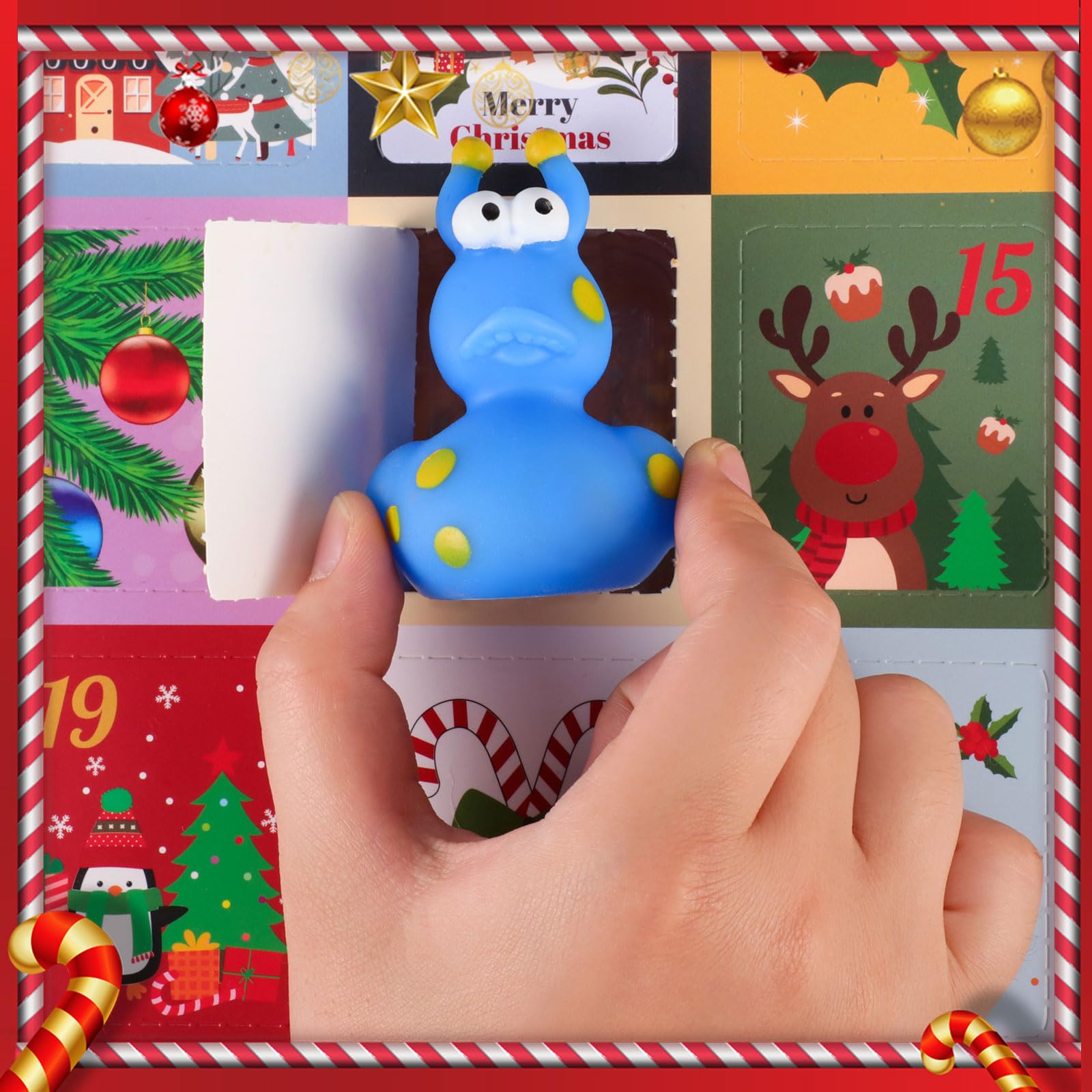 Rubber Duck Advent Calendar 2024 | 24 Upgraded Large Rubber - Keystone 4
