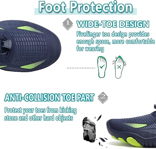Miniatura 3 de Zapatos de agua ligeros y cómodos para hombres y mujeres, zapatos acuáticos de secado rápido, zapatos de playa al aire libre para buceo, caminar
