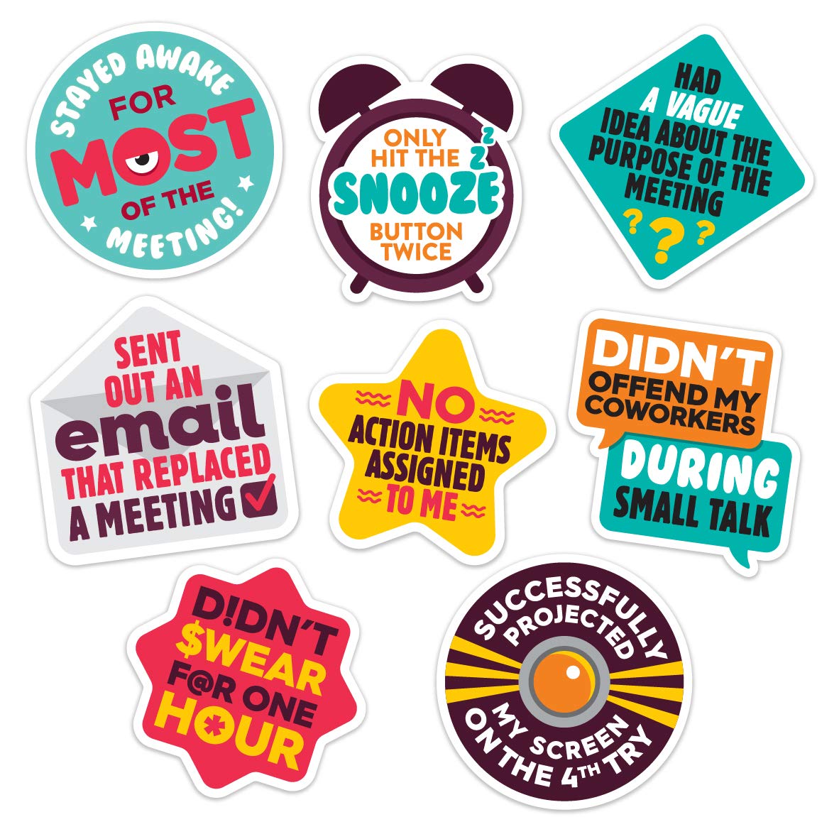 Funny Gifts for Coworkers Funny Office Gifts Work Merit Stickers