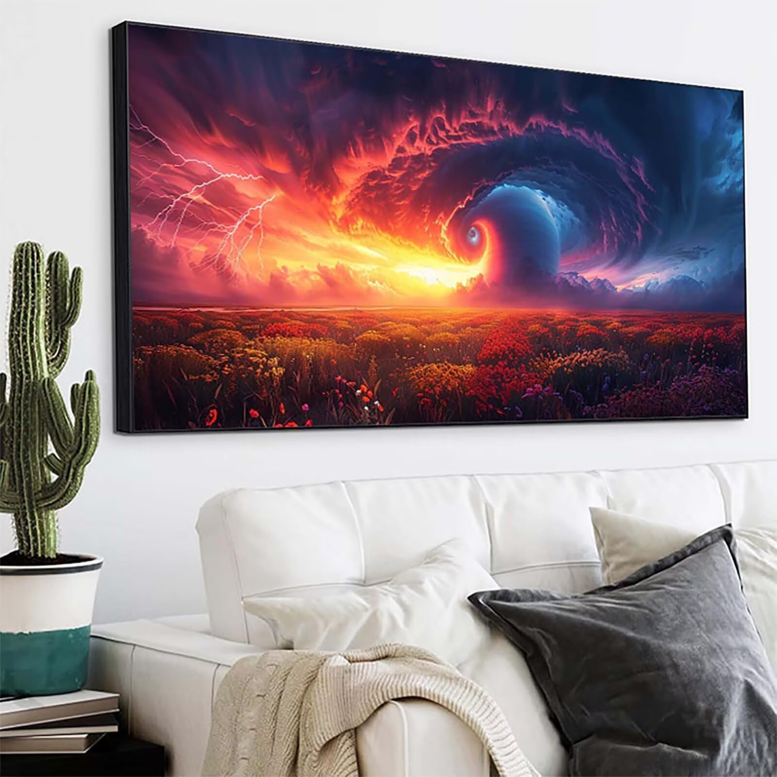 Tramonto 5D DIY Diamond Painting Grandi Dimensioni 100x200cm 5-7823