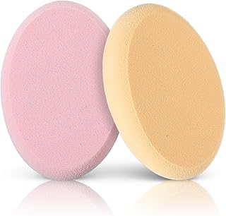 2 esponjas suaves de belleza en polvo, esponj...