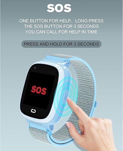 Miniatura 10 de PTHTECHUS Reloj inteligente 4G para niños con tarjeta SIM, reloj GPS para niños con videollamada, chat de voz WiFiGPSllamada SOS Chat Cámara