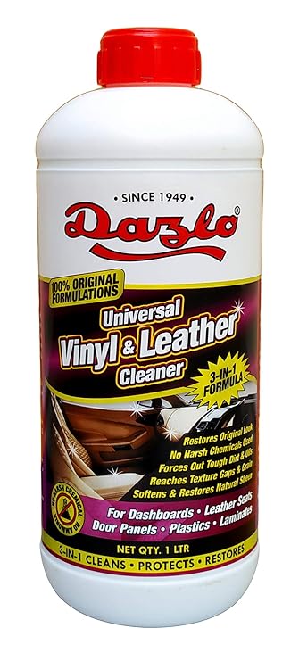 Dazlo Vinyl & Leather Cleaner (1000mL) - for Dashboard, Car Interiors, Doors, PU/Leather Seats, Laminates & Plastics