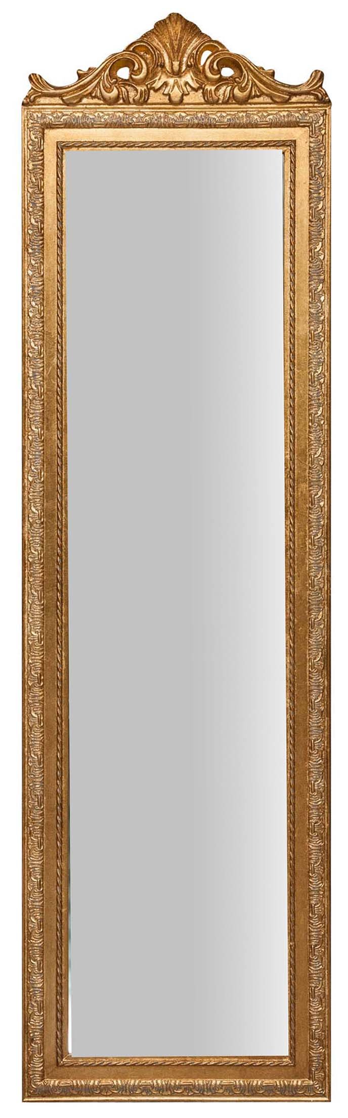 Biscottini Espejos grandes de pared vintage 140x40x3 cm - Espejo cuerpo entero pared y pie - Espejo grande pared hecho a mano - Espejo recibidor