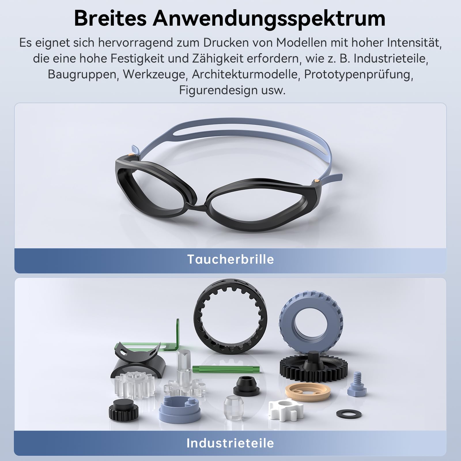 ANYCUBIC Standard Resin V2 1000g, 3D Drucker Resin, 405nm LCD SLA Rapid UV Aushärtung Resin, Hochpräzises und schnelles Photopolymer Harz für LCD/DLP/SLA 3D Druck, HD Grau