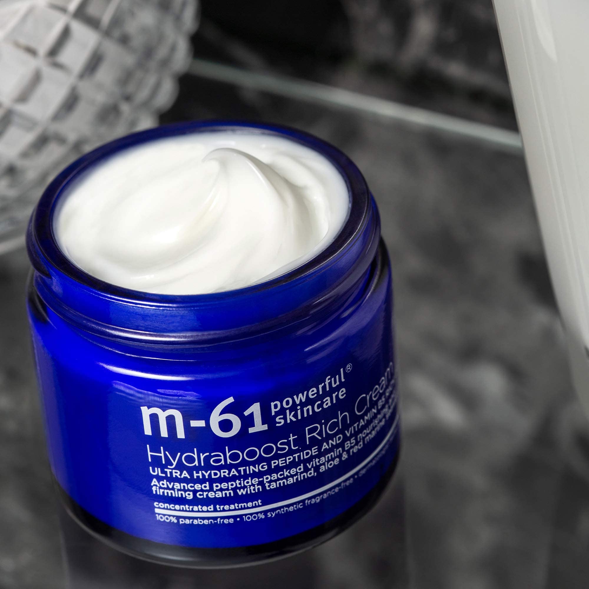 m-61 Hydraboost Rich Cream | Luxurious, Ultra Hydrating Face Cream With Peptides, Vitamin B5, Tamarind, Aloe, Red Marine Seaweed. 48-Hour Hydration. For Mature or Dry Skin - 1.7 Fl Oz