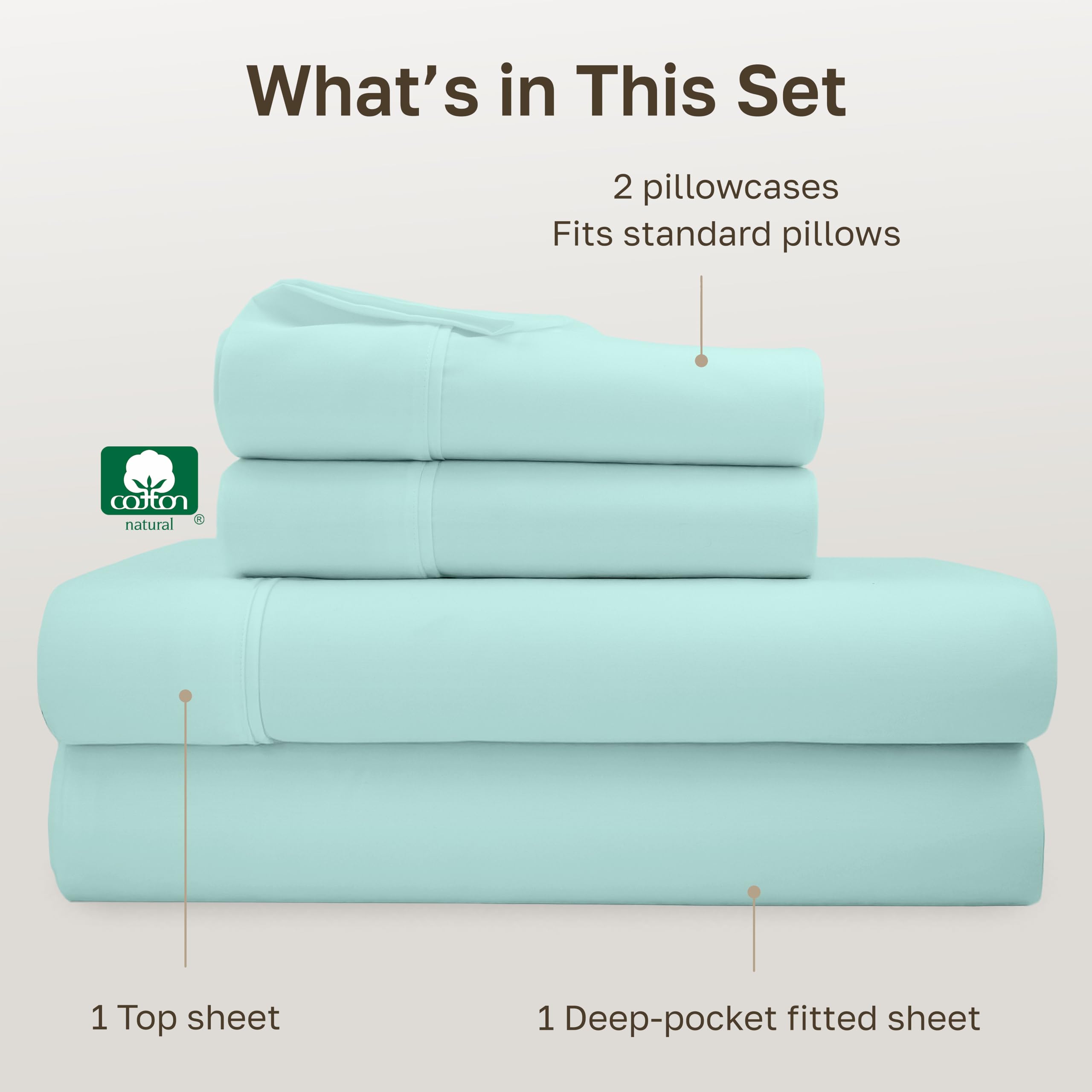 Amazon.com: California Design Den Soft 100% Cotton Bed Sheets Full