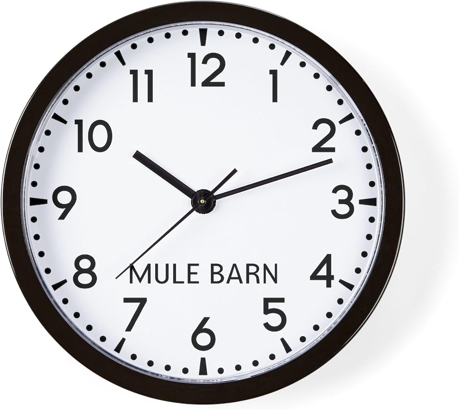 CafePress Mule Barn Newsroom 10" Wall Clock for Livingroom, Kitchen, or Office