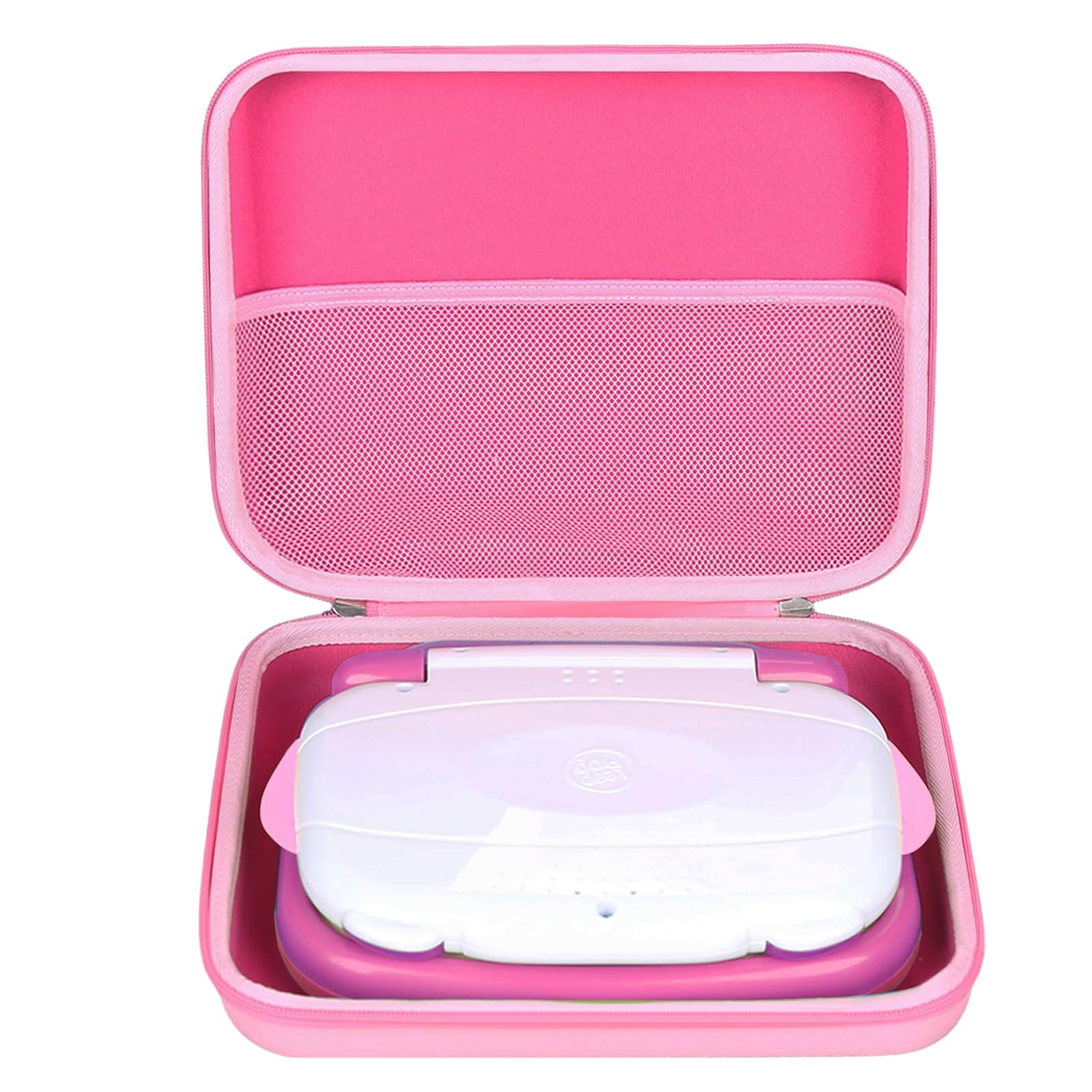 Case for Leapfrog ABC and 123 Laptop - Hard Travel Protective Carrying Storage Box (Pink)