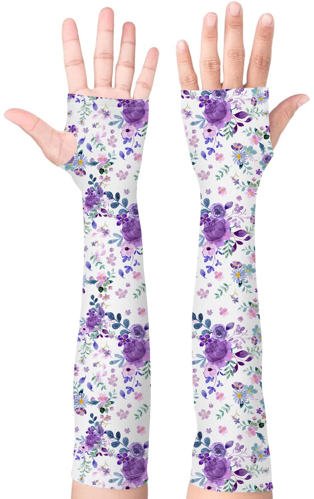 Gardening Sleeves for Women UV Sun Protection with Thumb Hole Anti-Scratch