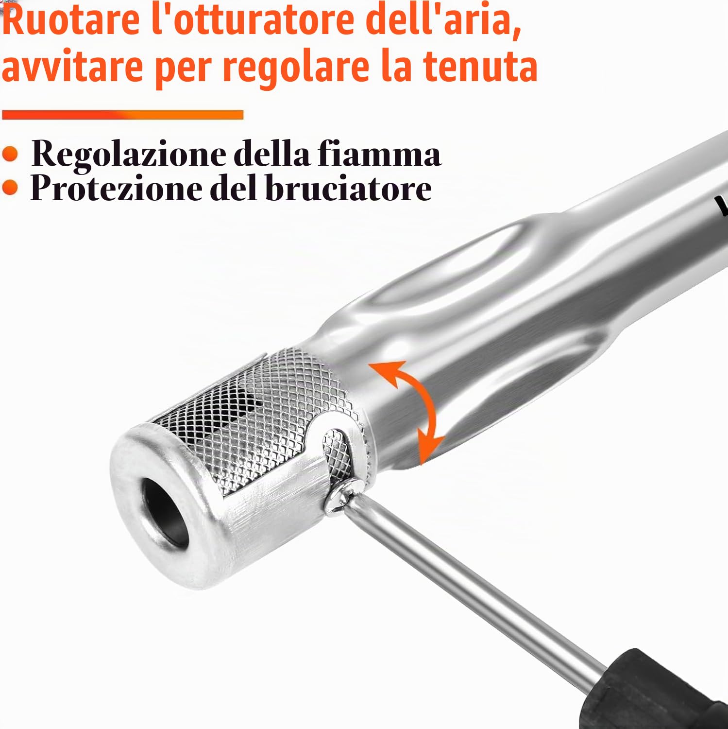 Denmay 69785 45.7 CM Bruciatore a Gas Barbecue Ricambi per Weber Spirit 200 Spirit E210 S210 E220 S220 BBQ Bruciatori per Weber 46100001 46110001, 46113101, 47100001 (con Manopola Frontale) 69785