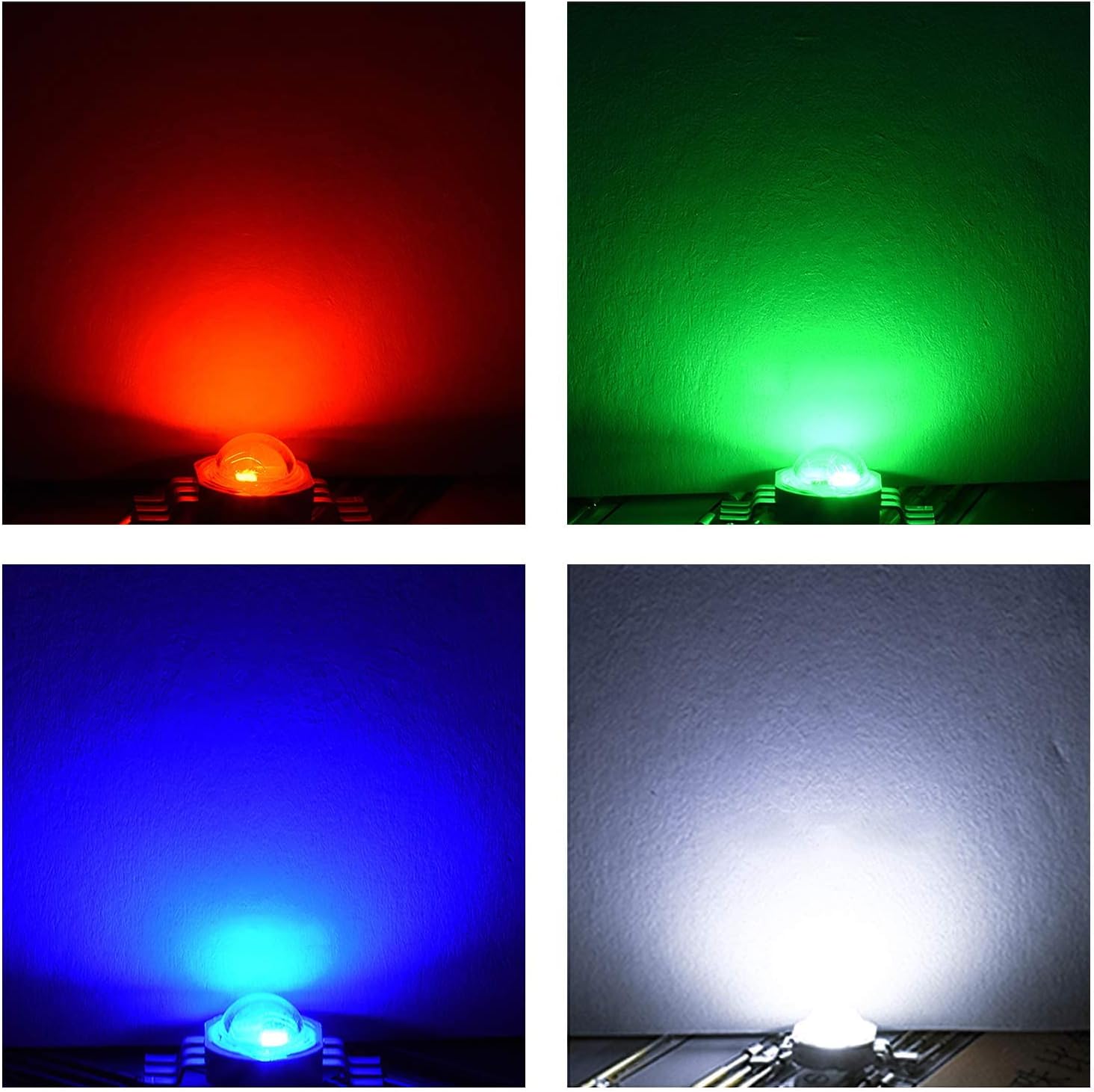 (Pack of 20) 12W RGBW 4IN1 Led Beads, Led Chip Lamp Bulb for LED Stage Lights