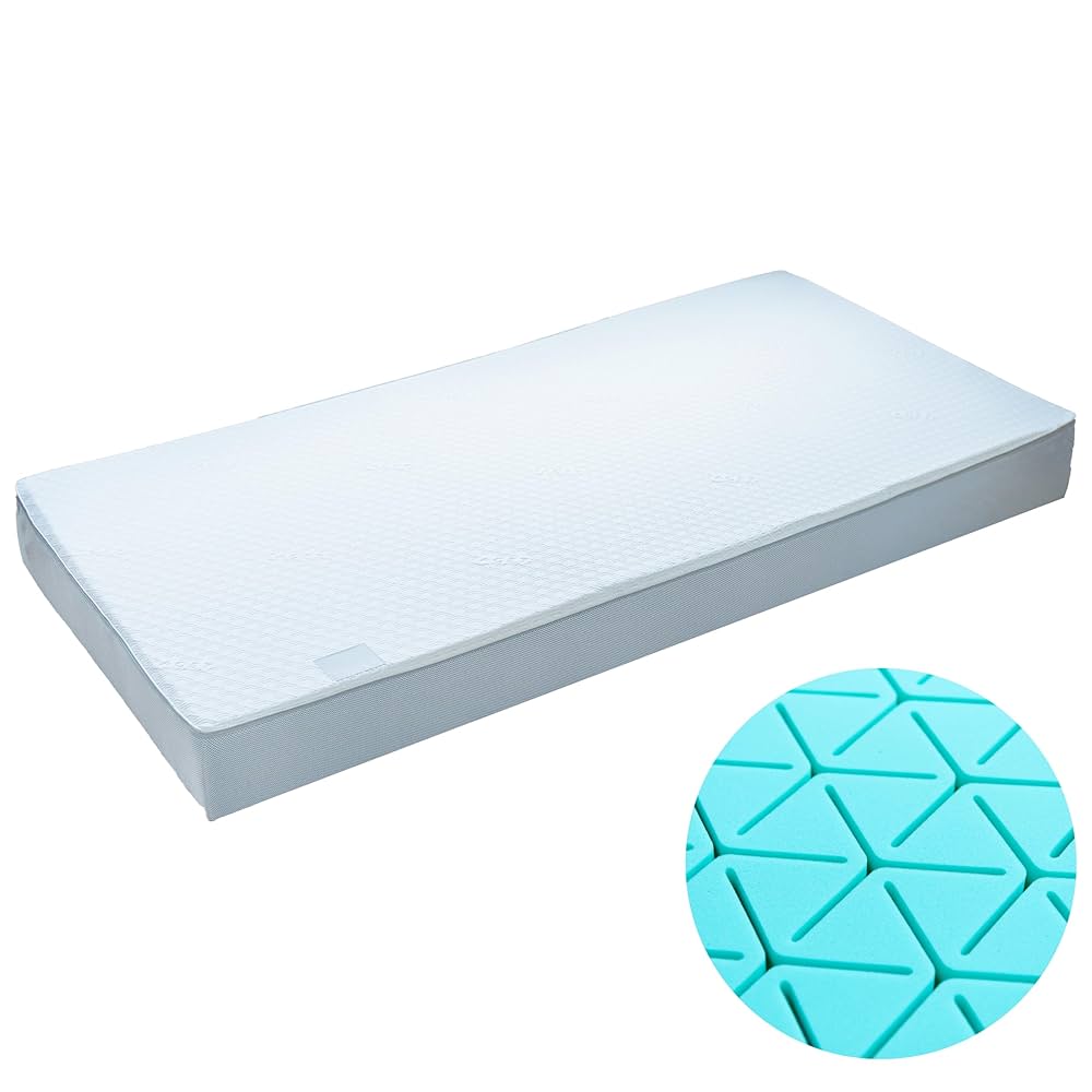 ホワイト マットレス Amazon.co.jp: 公式 カラーフォーム ファセット ベッド