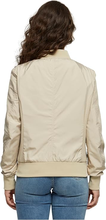 Urban Classics Ladies - LIGHT BOMBER Jacket sand beige - XS