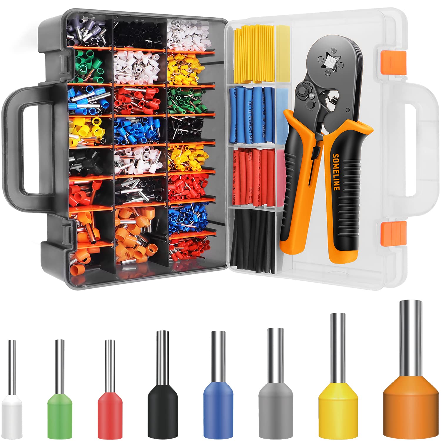 Buy Ferrule Crimping Tool Kit, AWG 228 SelfAdjustable Ratchet Wire