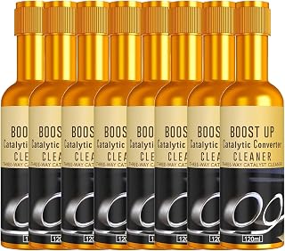 2025 Latest Upgraded Catalytic Converter Cleaner,Fuel & Exhaust System Cleaner,Clear Check Engine Lights,Pass Emissions Tests, Restores Catalytic Converters,Deep Cleaning(US STOCK) (8, Gold)