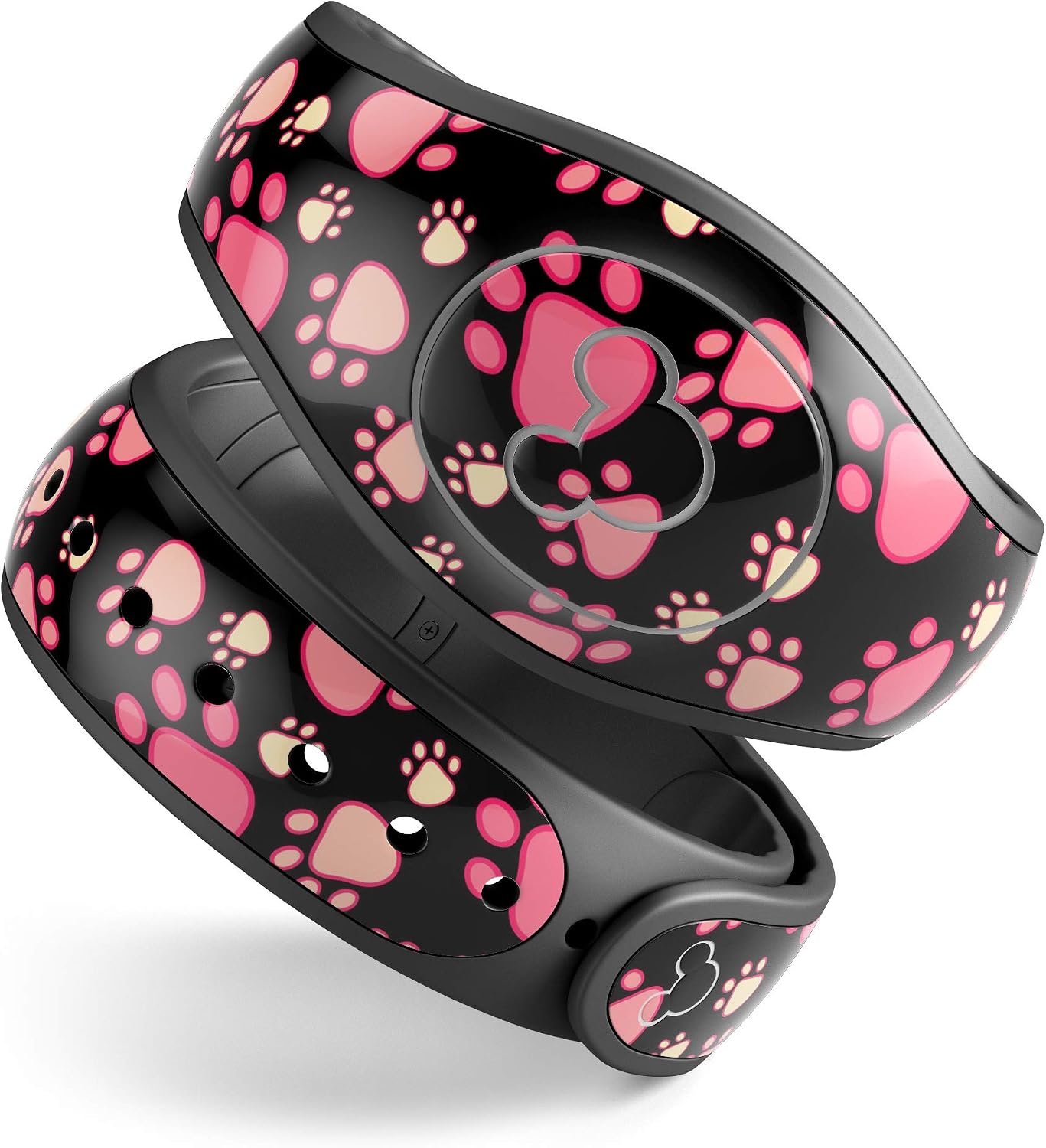 Design Skinz Animal Space Marble Agate Glitter Sticker Decal Scratch Resistant Skin Cover Compatible with Disney MagicBand+ (MagicBand Not Included)
