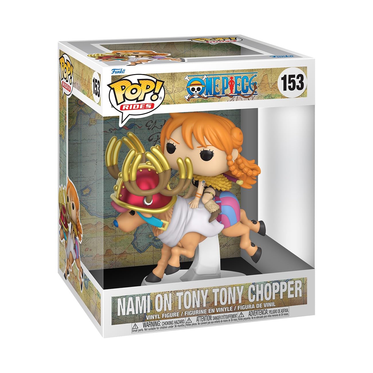 Funko Pop! Rides Deluxe: One Piece - Nami on Tony Tony Chopper