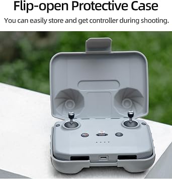 Protective Storage Case for DJI RC-N3/N2/N1, Storage Box Crossbody Bag for DJI Flip/Neo/Air 3S/Air 3/ Mini 4 Pro/Mavic 3/Mini 2/Air 2S Remote Controller,with Shoulder Strap