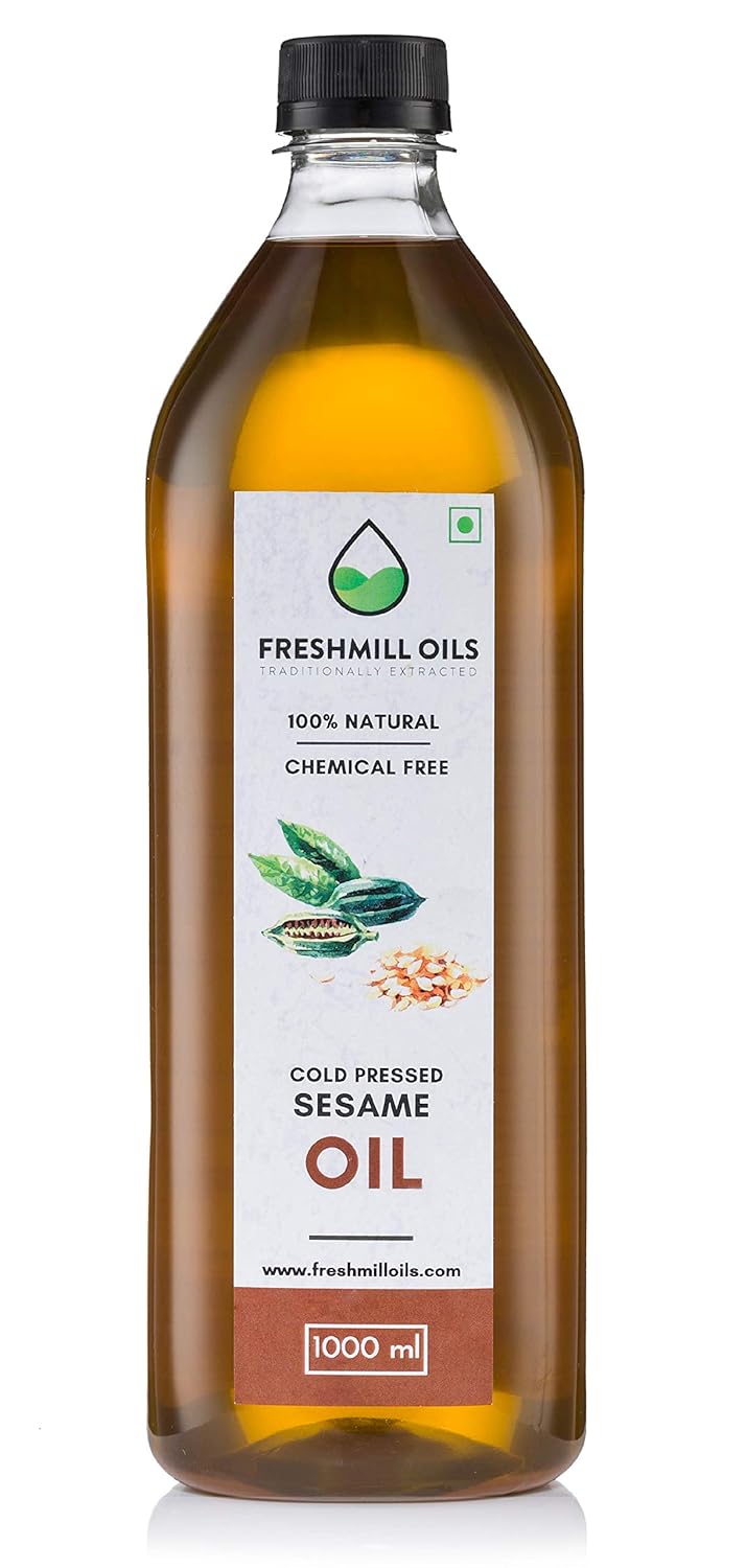 Freshmill Oils Cold Pressed Sesame Oil Gingelly Oil Til Ka Tel 100