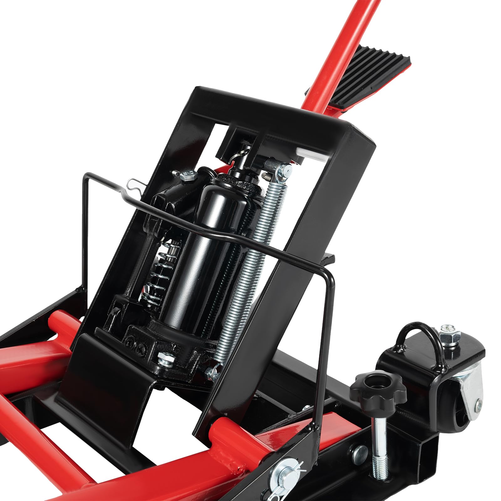 Elevador de Motocicleta 680 kg Soporte de Montaje Hidráulico Cuádruple Plataforma de Elevación Motocicleta