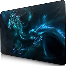 Sidorenko Mouse Pad - Mouse Pad 280 x 200 mm - Edgeless Edges - Special Surface Improves Speed and Accuracy - Non-Slip - Blue