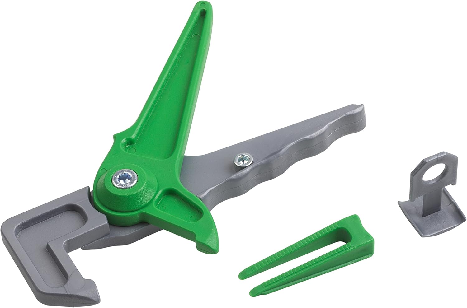 Meister Tile Levelling System 351 Pieces ✓ Tile Thickness 7-15 mm ✓ with Pull Clamp ✓ Clips & Spacers | Tile Levelling Aid with Strap | Laying aid with Wedges | 4423100