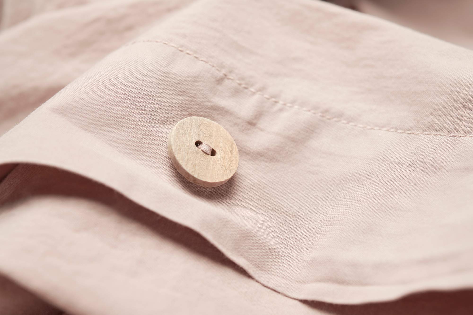 L1NK STUDIO Copripiumino Singolo 105cm - 100% Cotone Percalle 200 Fili, Bianco Ottico 180x220cm - Foto 7