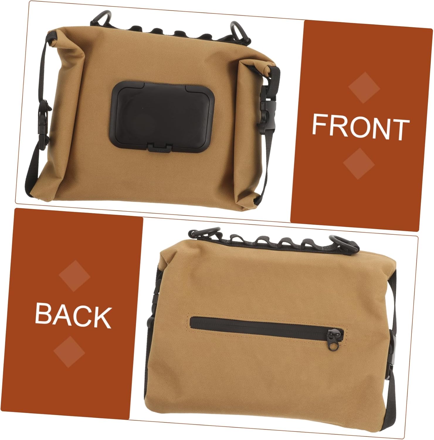 3pcs Camping Tissue Holder for Outdoor Use Versatile Hanging Napkin Dispenser for Easy Access at Picnics Home Car Compact and Lightweight Design for Convenient Storage