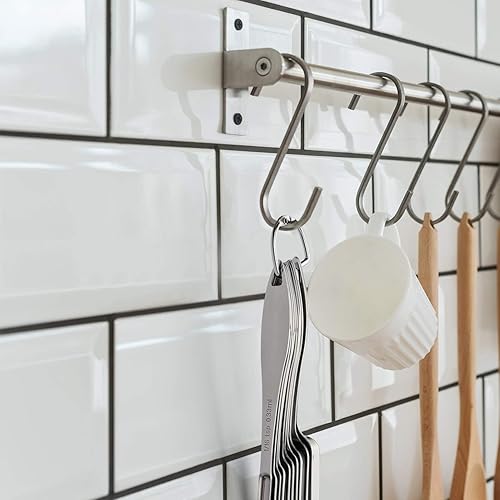 Miniatura 7 de FANGSUN Cucharas medidoras estrechas de acero inoxidable, cucharas medidoras de metal resistente con mango largo y medidas grabadas, juego de 10,