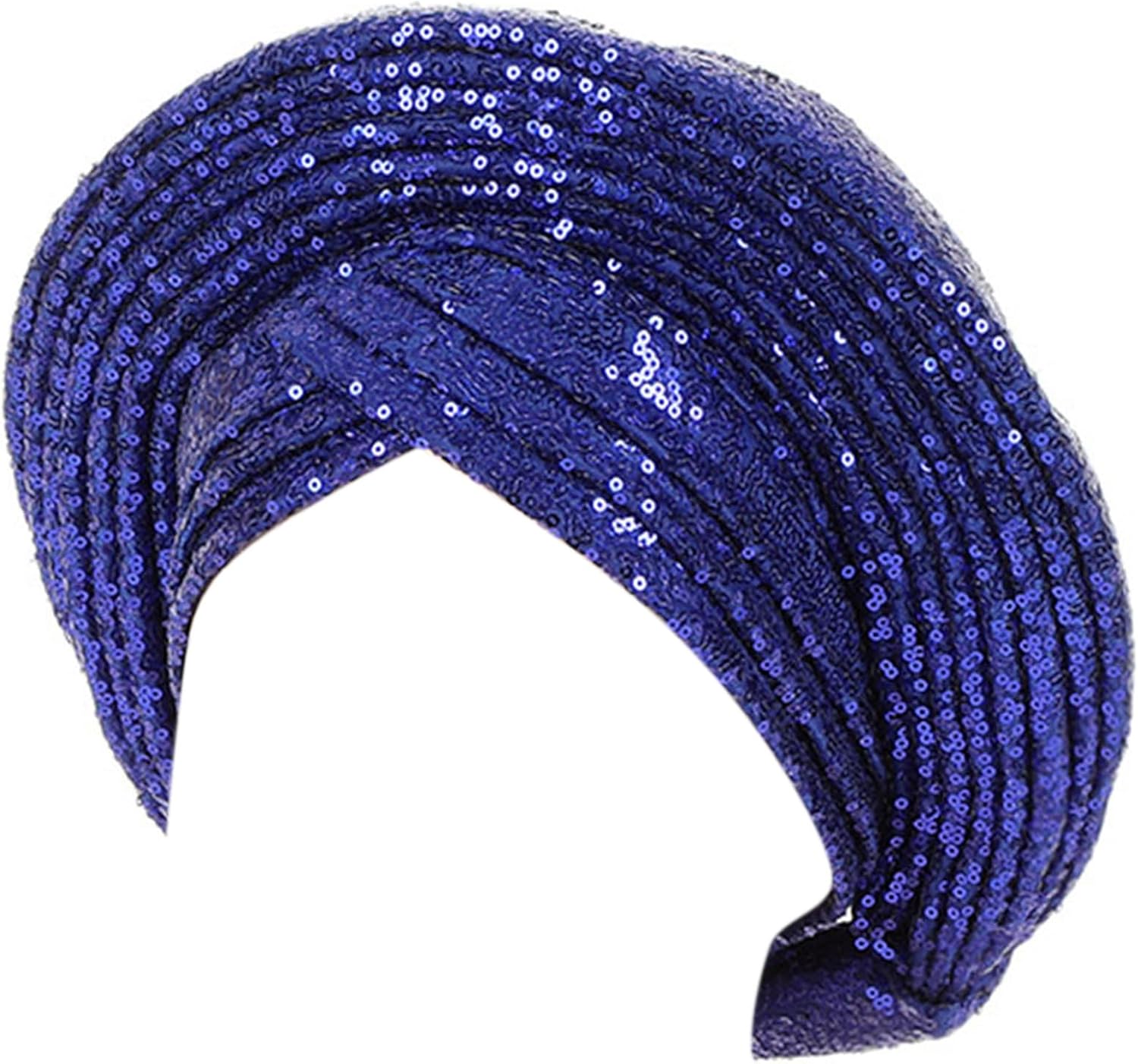 African Culture Wedding Turban Caps for Woman Breathable Turban Caps Outdoor Religious Gatherings Sunproof Headscarf Royal Blue