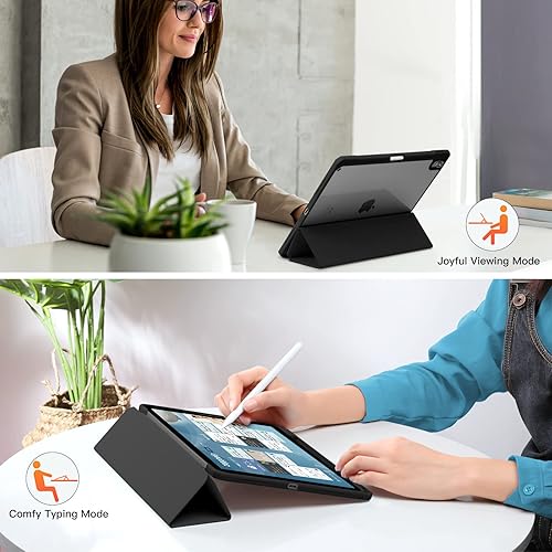 Miniatura 6 de Mastten Funda compatible con iPad Air de 11 pulgadas M3 (2025)  M2 (2024), para iPad Air de 654 generación de 10.9 pulgadas con soporte para lápices