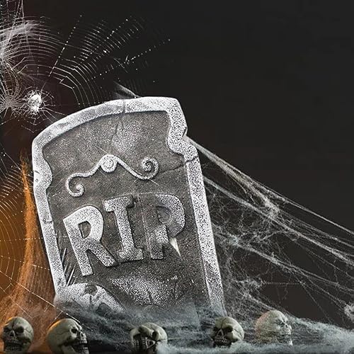 Decoración de lápidas de cementerio de espuma de Halloween, letreros de lápidas, estacas de patio, decoración al aire libre, suministros de