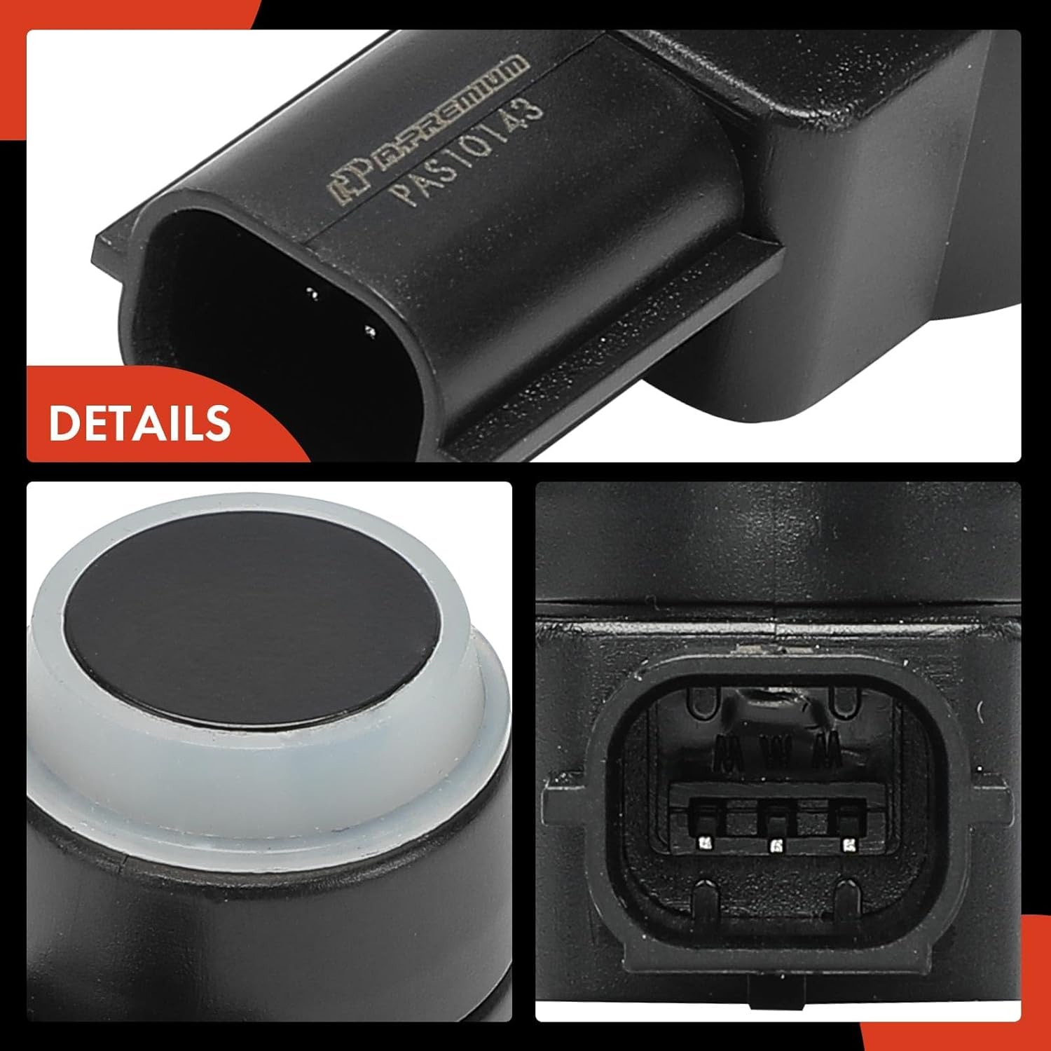 A-Premium Reverse Backup Parking Assist Sensor Compatible with Tesla Models - Model S 2012 2013 2014 2015 2016, Replace# 1014388-00-A