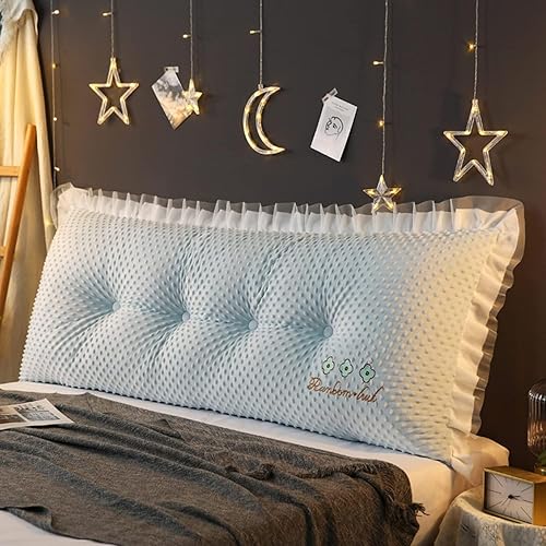 Almohada de lectura tamaño Queen, almohada de lectura para dormitorio, almohada de cuña para cabecero, cojín de respaldo, cómoda almohada de apoyo