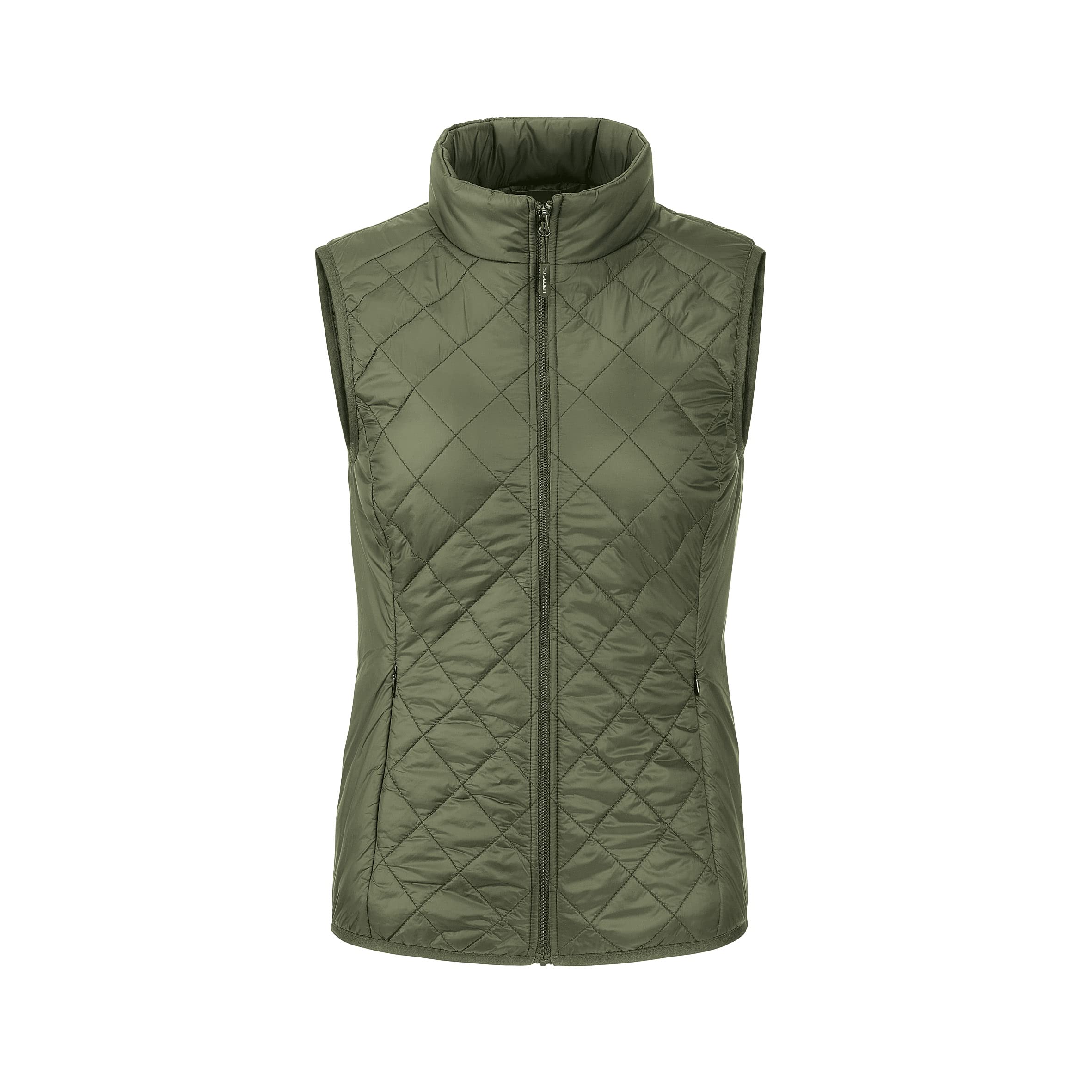 Veste chauffante sans manches gilet thermique kaki femme XS 30seven vêtement ajusté efficace - 8