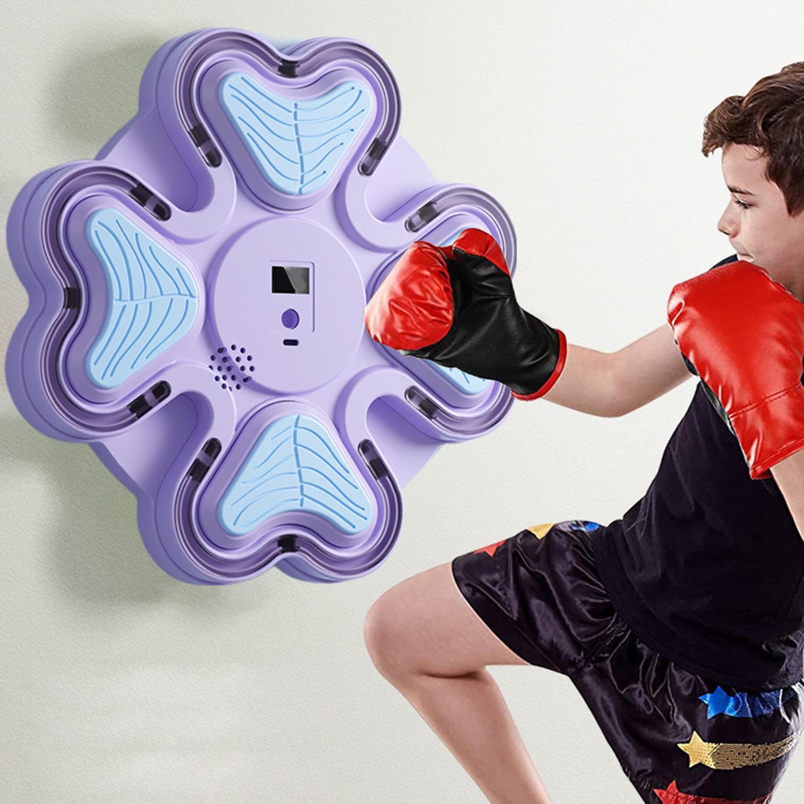 Macchina di Boxe - Attrezzatura Sportiva con Intelligente | Boxe Intelligente per Allenamento | per Fitness Esercizio Reazione Palestra a Casa Ufficio Adulti e